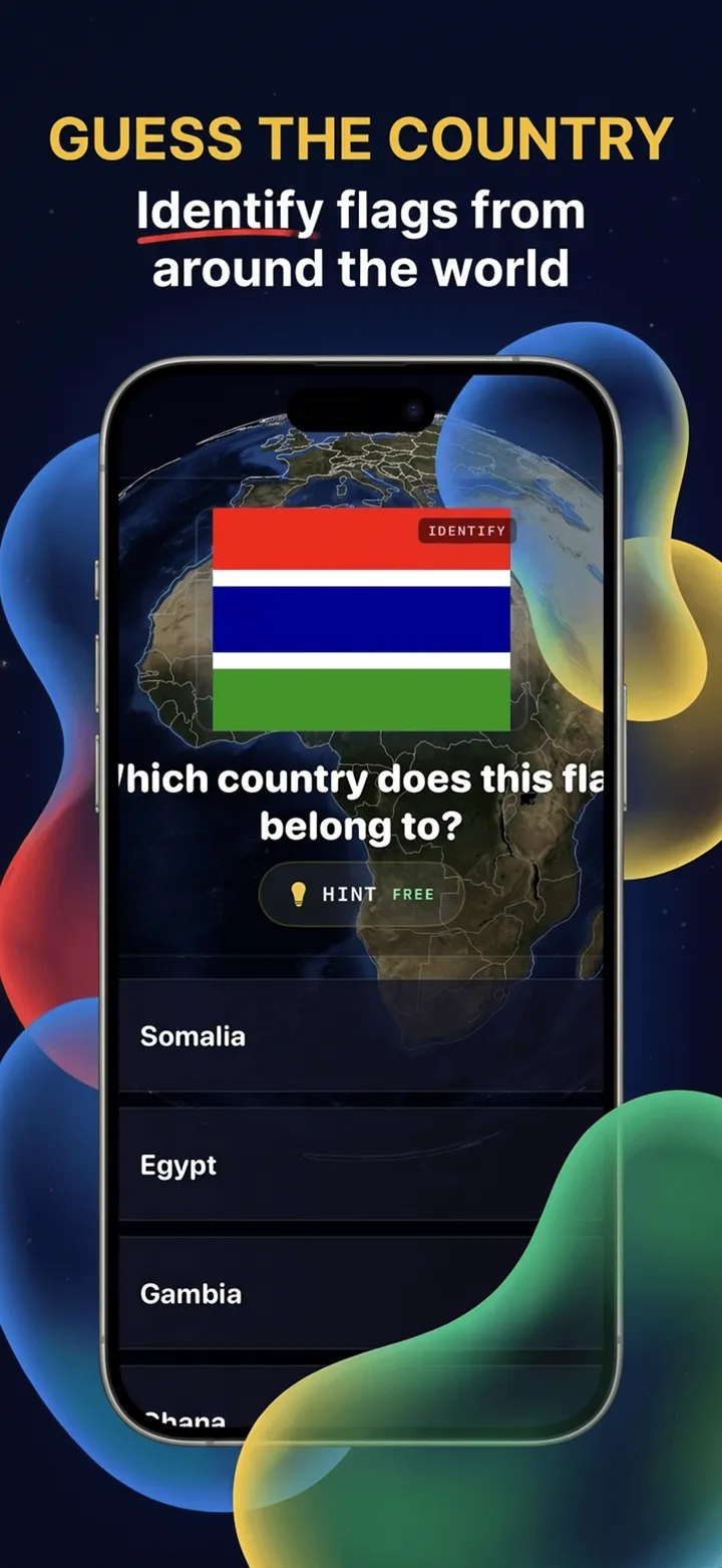 Flag Quiz 3D — generated App Store screenshot